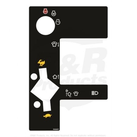 DECAL- Replaces Part Number 150971