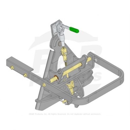 HITCH ASSY REAR TRI-ANGLE Replaces 112-1403