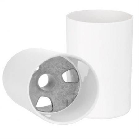 PUTTING CUP - 6" WHITE ALUMINUM