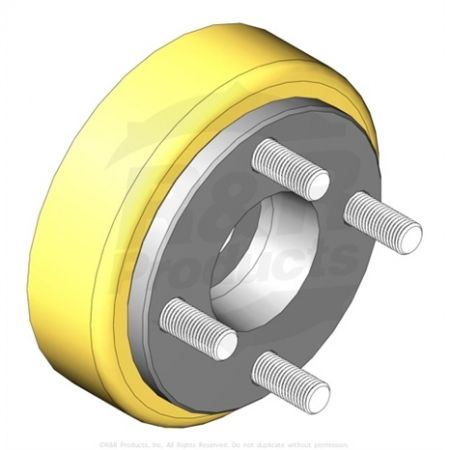 WHEEL-HUB ASSY  Replaces  17-8149