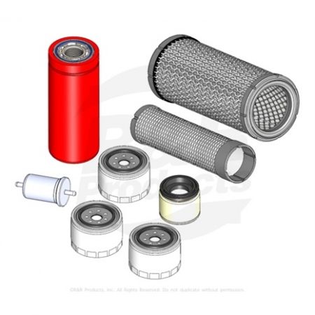 400 HOUR FILTER KIT - Replaces TORO 30014