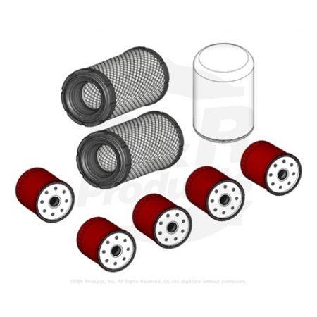 400 HOUR FILTER-KIT  Replaces TORO 30018