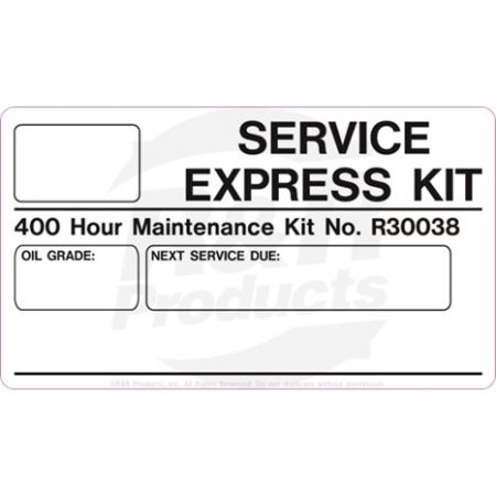 FILTER-KIT 400 HOUR  Replaces  30038