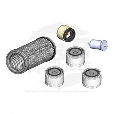 400 HOUR FILTER-KIT  Replaces Toro 30040