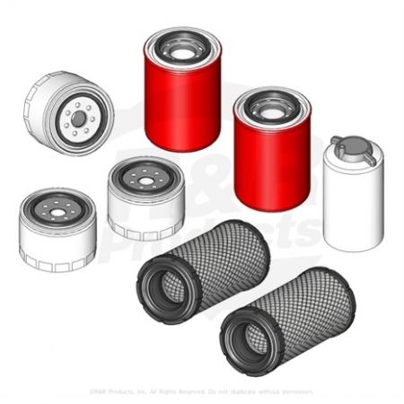 400 HOUR FILTER-KIT Replaces TORO  30053