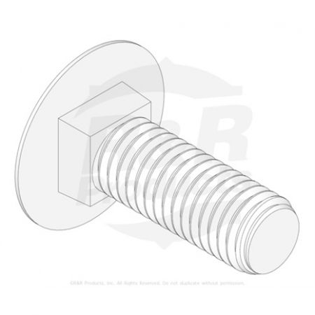 BOLT-CARRIAGE M10-1.5 X 30  Replaces 32125-030