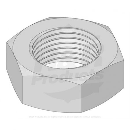 NUT-3/4-16 JAM ZINC Replaces  3220-7