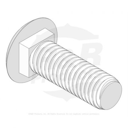 BOLT-M8-1.25 X 25  Replaces  33124-025