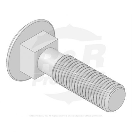 BOLT- CARRIAGE M12-1.75 X 45 Replaces  33126-045