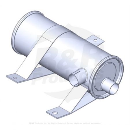 MUFFLER- Replaces Part Number 335918