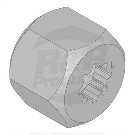 NUT- COUPLING R/H (LEFT HAND THREAD) Replaces  345478